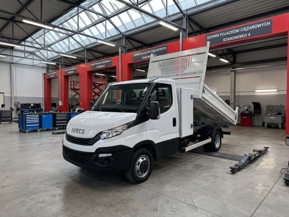 Iveco 35C14 Wywrotka ! Wzmocniona jak model 50C !!! Hak 3500 kg  Bez ad-blue !!! 35C16 Skrzynka narzędziowa hds żuraw