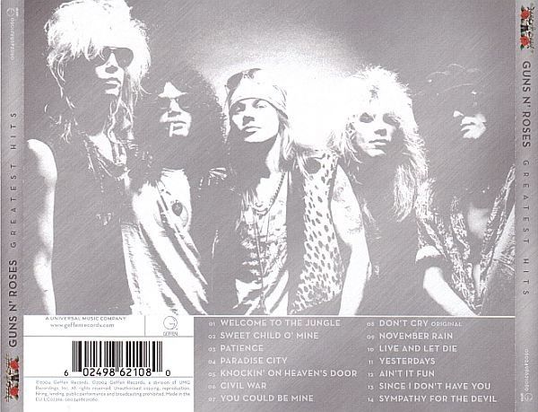 GUNS N' ROSES- Greatest Hits