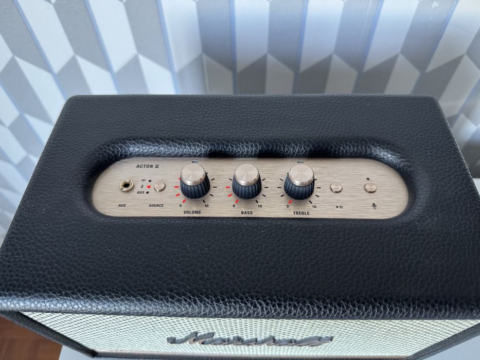 Coluna Marshall Acton II Voice - Altifalante Inteligente Alexa (Preto)