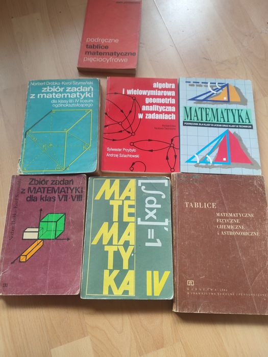 Matematyk podręcznik zbiór zadań tablice