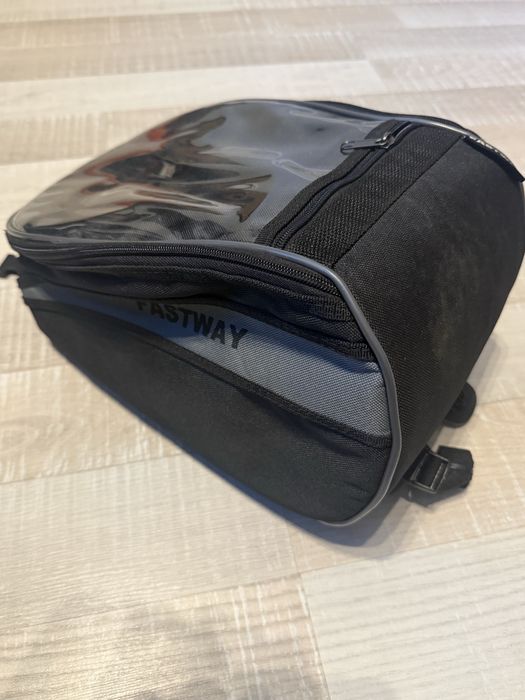 Torba na motocykl plus pokrowiec Torba na bak- FASTWAY