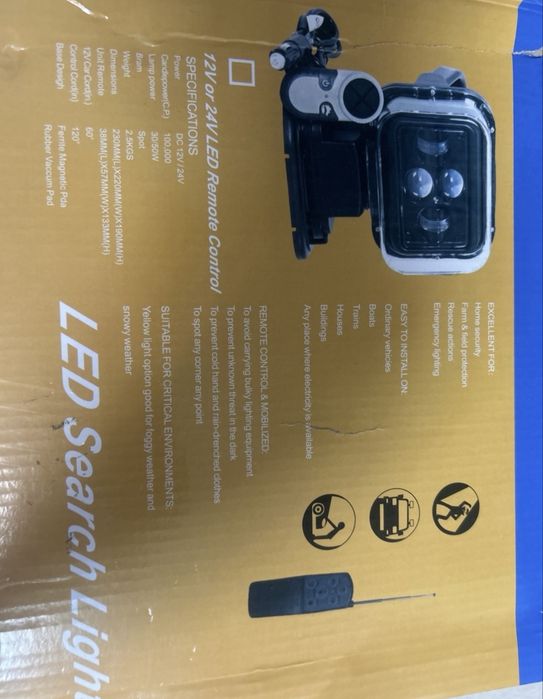 Szperacz LED Halogen obrotowy 50W