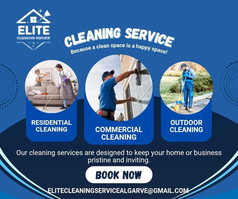 Serviço de limpeza interior e exterior de Tavira a vila real