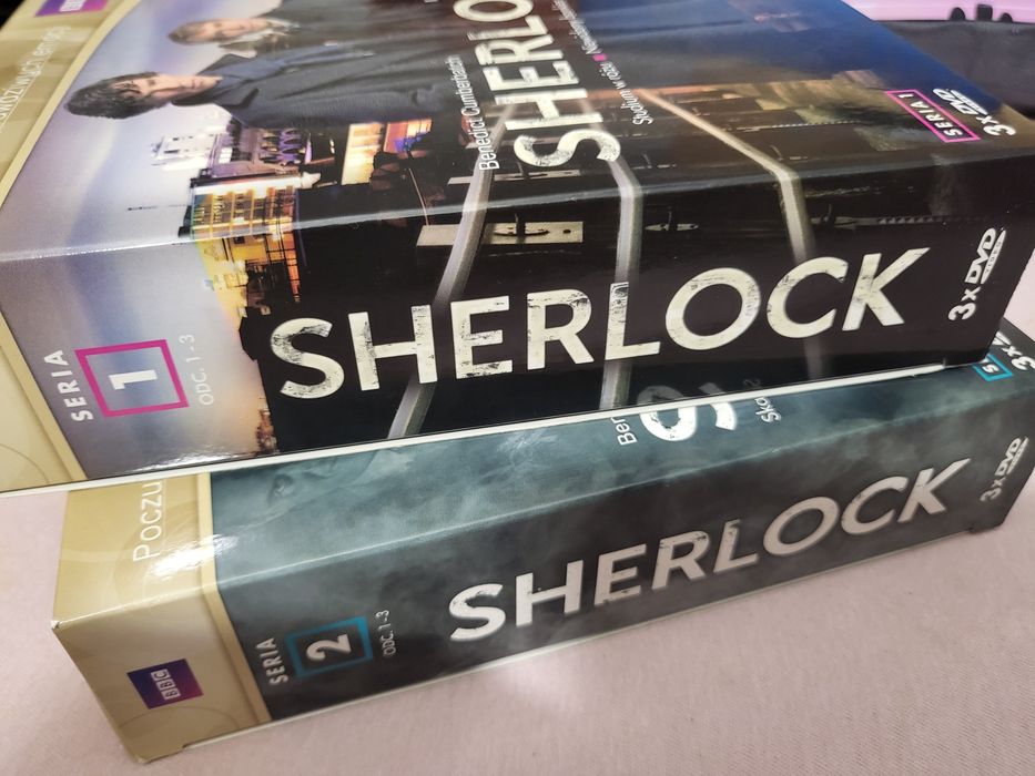 Sherlock Holmes. DVD.  Dwie pełne serie