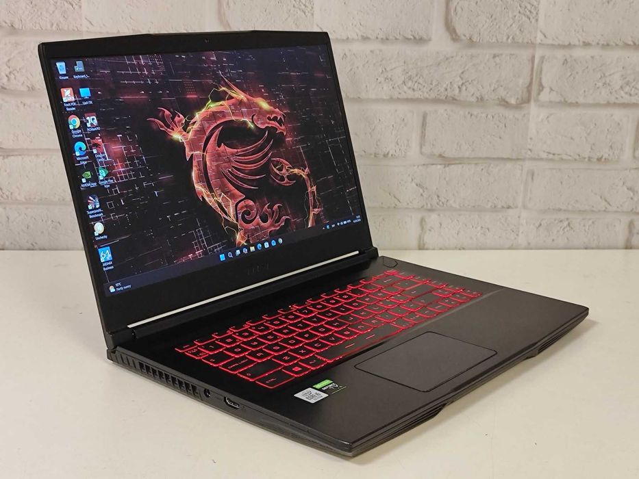 Ноутбук 15.6" MSI GF65 Thin 10SER / i5-10300H / 8GB / SSD 512GB / RTX 2060