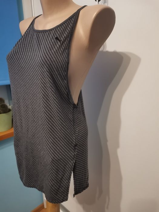 Sportowa koszulka damska na ramiączkach Puma rozm 36, szara