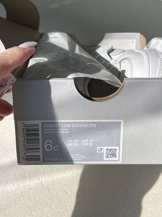 Кросівки дитячі Nike AIR FORCE 1 LOW EASYON (TD)