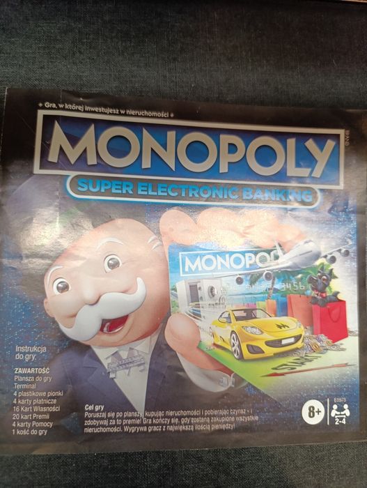 Monopoly Super Electronic Banking. Kompletna i zadbana.