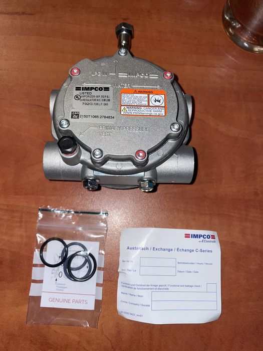 Parownik reduktor LPG Linde impco C-Rex