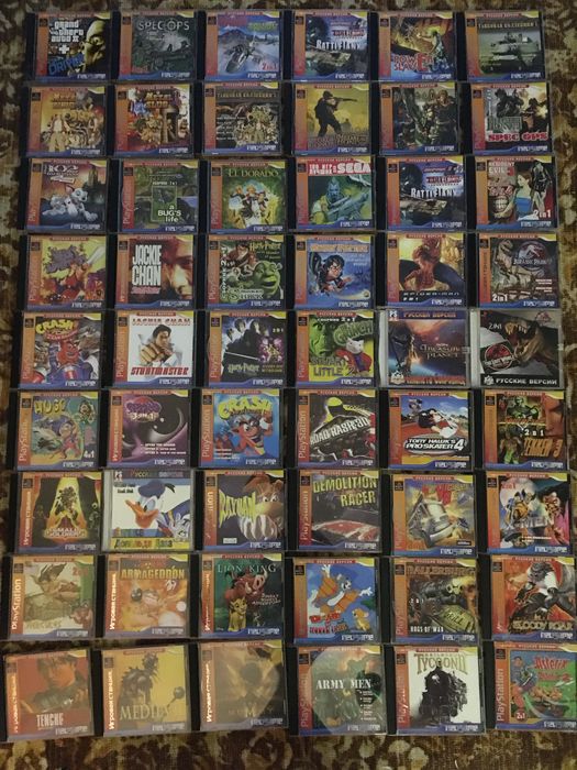 ігри диски для Sony Playstation 1 One Лот