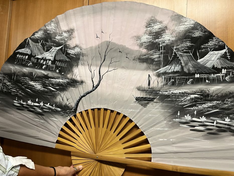 Leque decorativo oriental