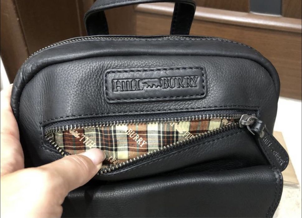 Hill Bury рюкзак кожаный Рюкзак Hillburry шкіряний рюкз