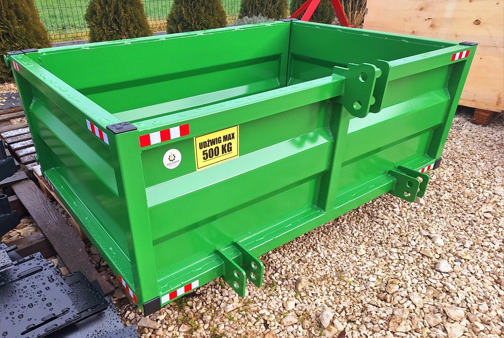 Skrzynia transportowa do ciągnika i minitraktorka