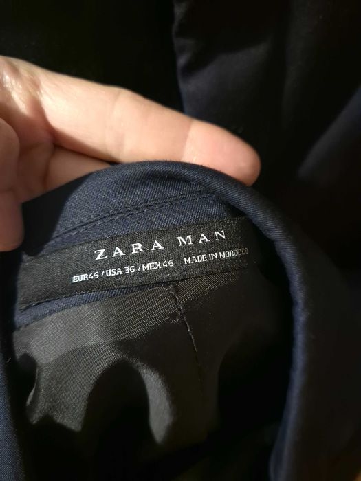 STUDNIÓWKA Garnitur męski w granatowym kolorze