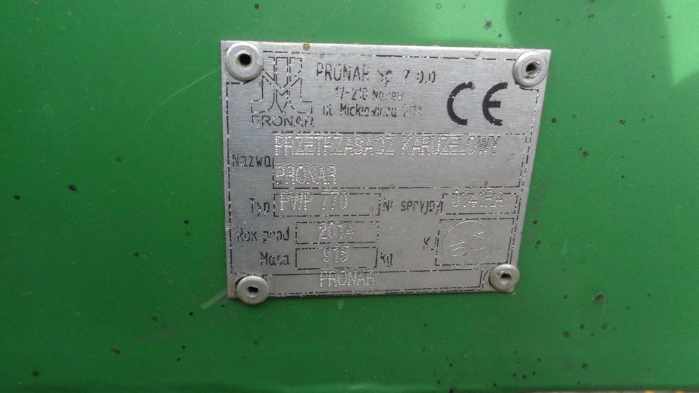 Przetrząsacz karuzelowy 6 rotorowy PWP 770  PRONAR