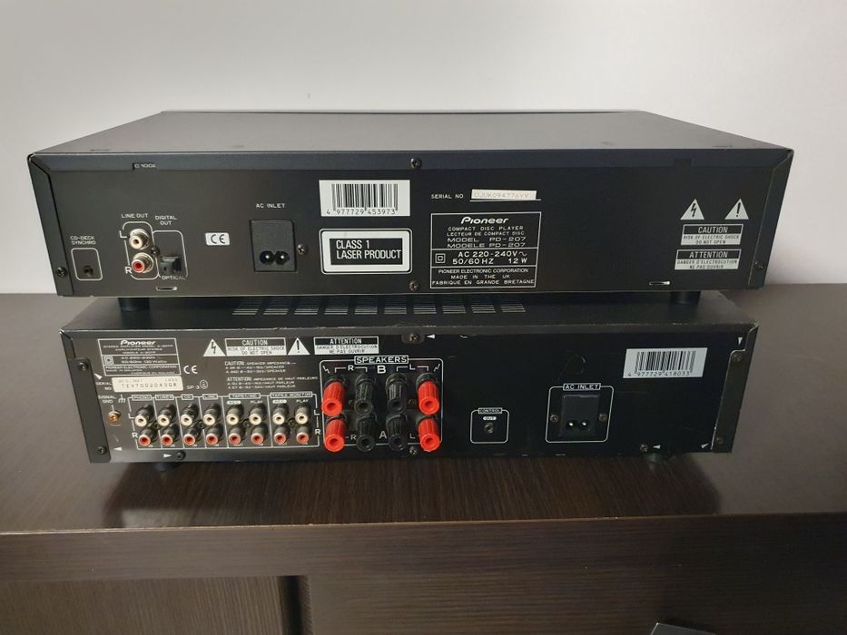 Wzmacniacz Pioneer A 207 + Cd Pioneer Pd 207