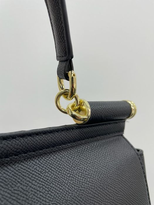 Шкіряна чорна сумка Sicily   medium 25