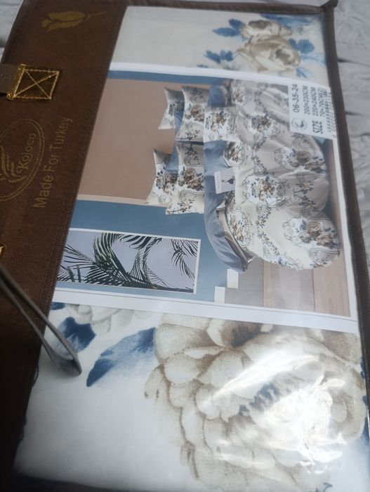 Євро постіль Koloco, щільна фланель, 2 шт