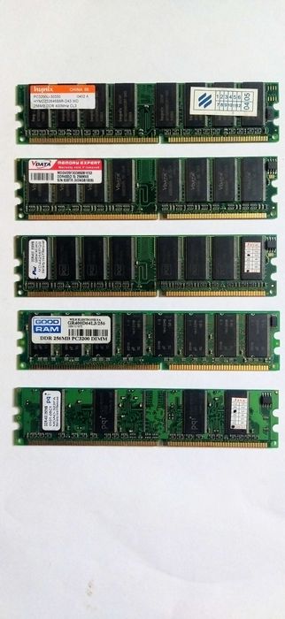 Пам`ять DDR SDRAM 256Mb PC3200,GoodRAM та інші