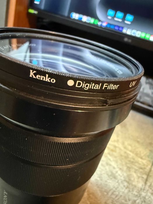 Obiektyw Sony E 18-105 mm f/4 PZ G OSS Stan dobry + filtr