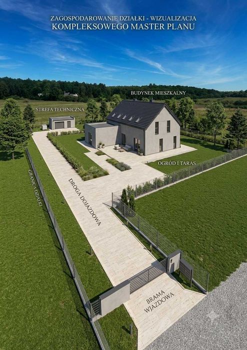 Usługa projektowa : dom / wnętrza / ogród.