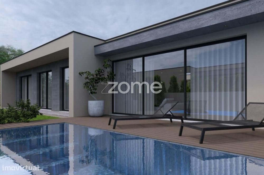 Moradia NOVA, TÉRREA, com 3 Suites em Guisande-Braga