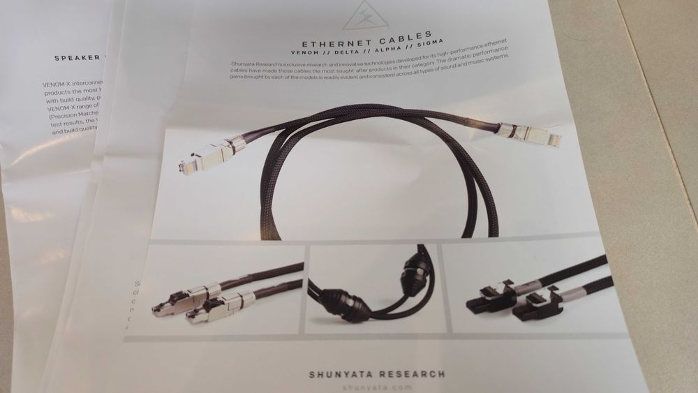 Shunyata Research SIGMA v2 Ethernet cable 1.5m