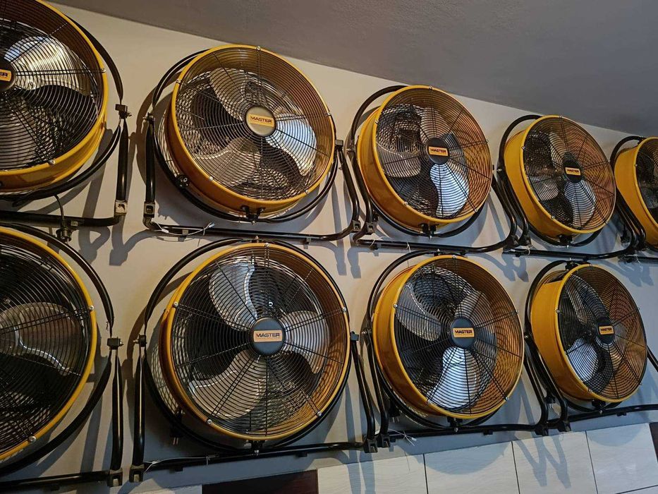 WYNAJEM osuszaczy, wentylatorów, nagrzewnic