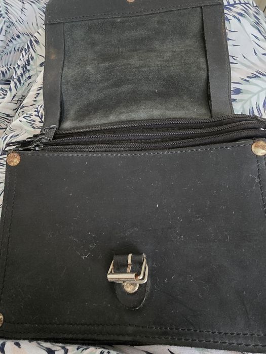 Saszetka,nerka na pas skóra naturalna