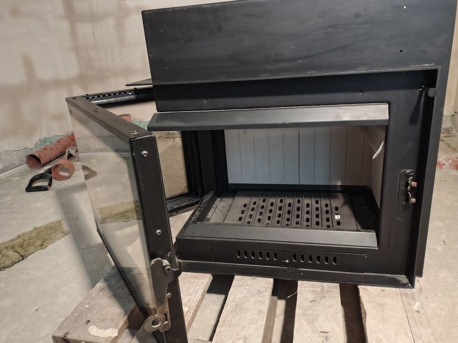 Wkład kominkowy narożny lewy