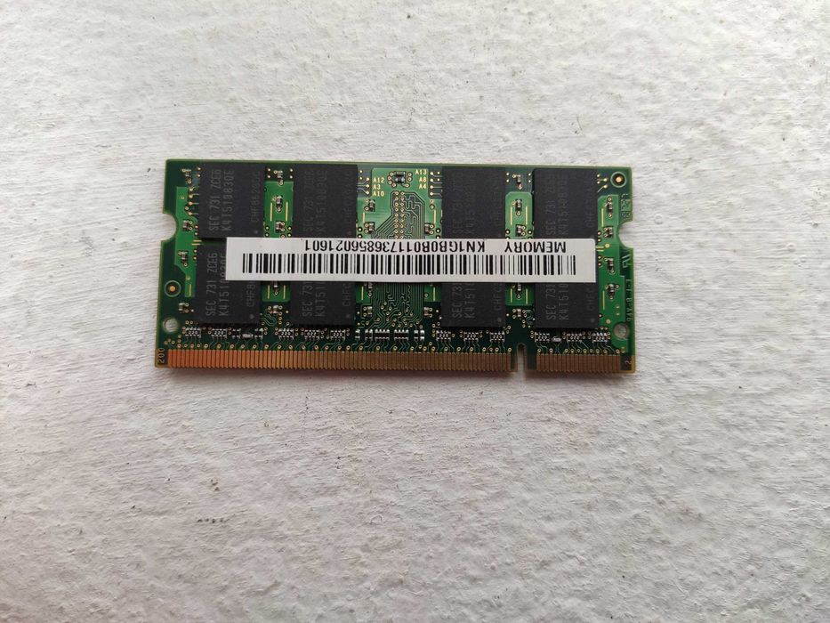 Memória RAM 1Gb DDR2 So-Dimm64550175649666121