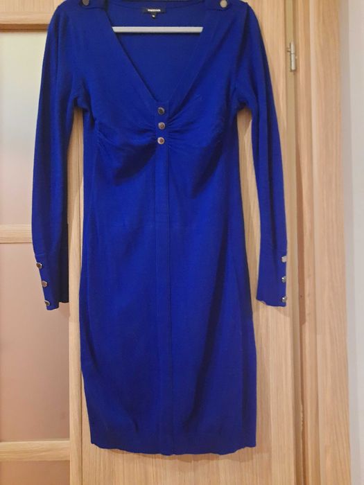 Sukienka chabrowa  dzianinowa  firmowa MORGAN