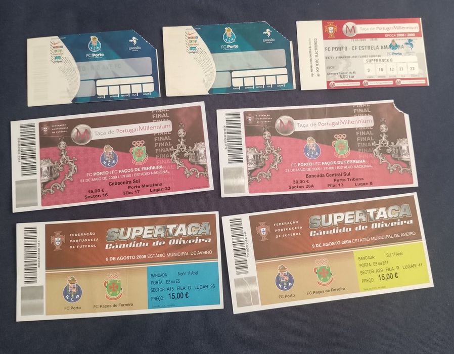 250 Bilhetes futebol F.C. Porto
