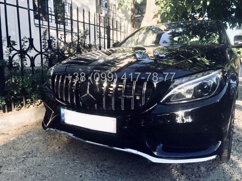 Решетка GT Panamericana Mercedes C-Class W205 C205 C200 C300 Решітка