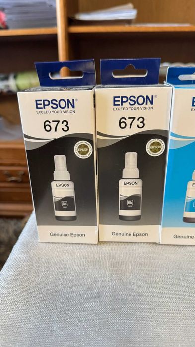 Oryginalne tusze Epson 673