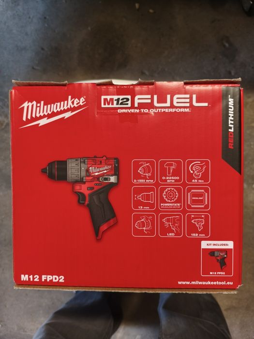 Milwaukee M12 FUEL NOVA me ofereceram e não preciso NA CAIXA SEM ESTREAR