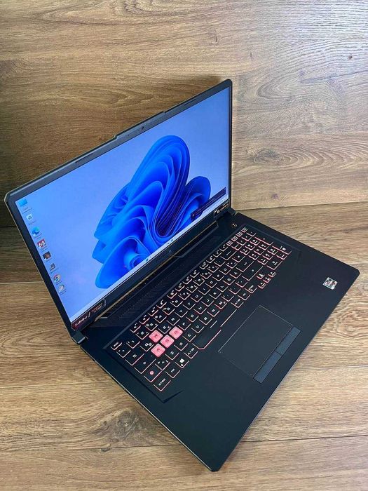 ASUS TUF Gaming A17 FA706QM\RTX 3060 6GB\Ryzen 7 5800H\ 16 GB DDR4\SSD NVMe Kingston 512 GB