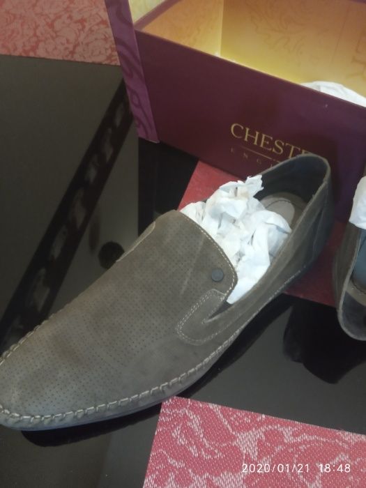 Туфли новые нубук