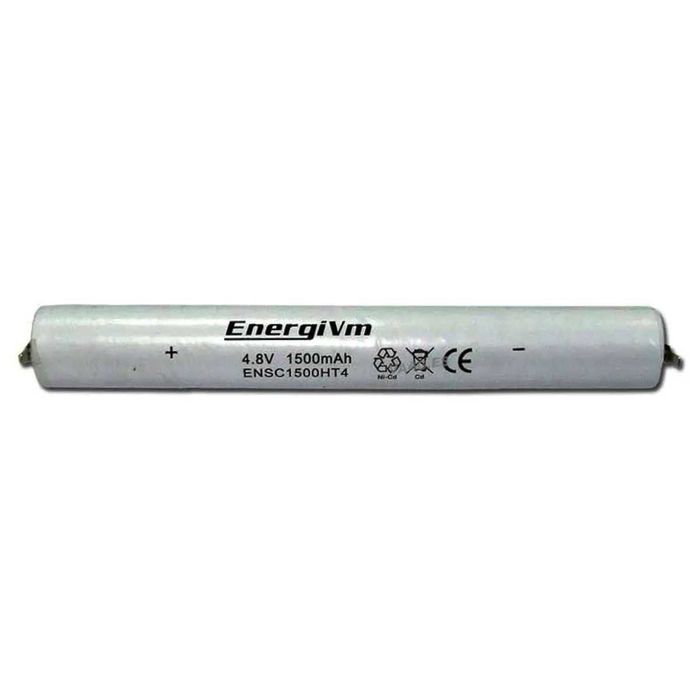 Baterias p/ luz presença-EnergiVM- NiCd 4xSubC 4.8V 1500mAh-c/patilhas