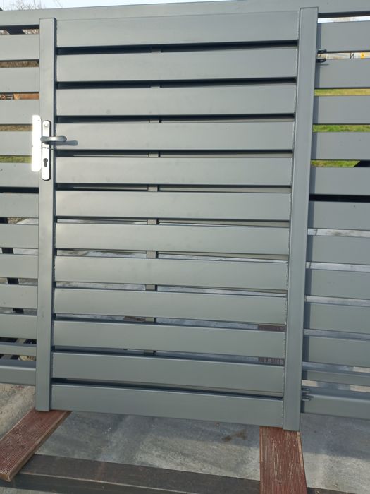 Brama przesuwna palisadowa ocynkowana ogniowo transport Gratis