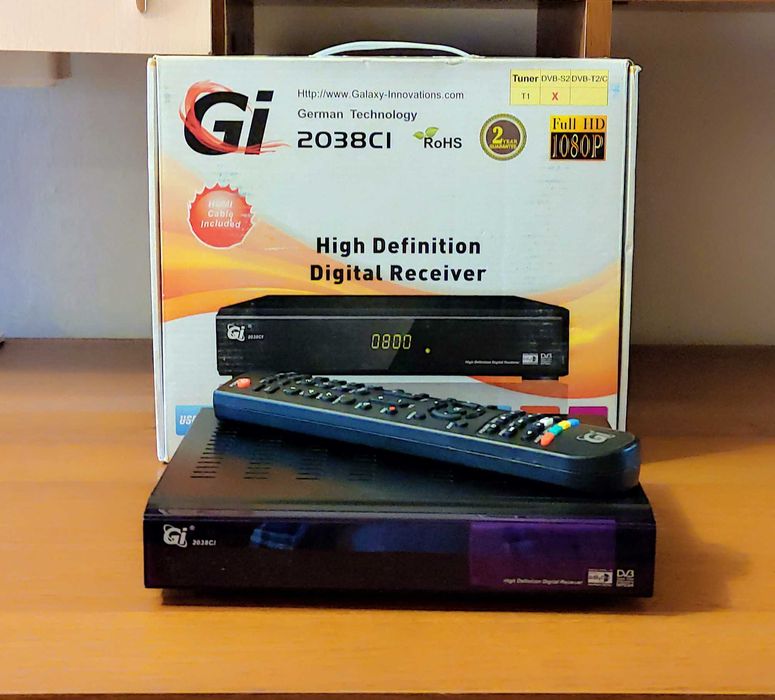 Тюнер Спутниковый GI S-2038 + IPTV, есть слот CI для модулей