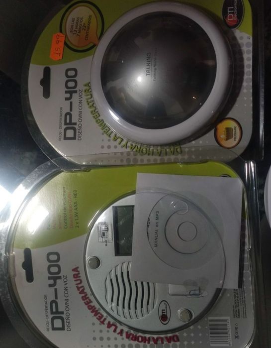 Relógio e Despertador digital falante