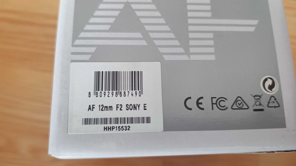 Samyang 12mm F2.0 AF SONY E NOWY