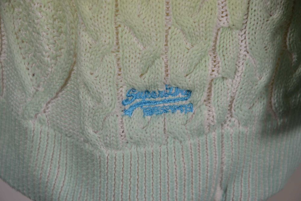 SUPERDRY Ombre Rainbow Sweter Damski XS Oversize Oryginalny Super Stan