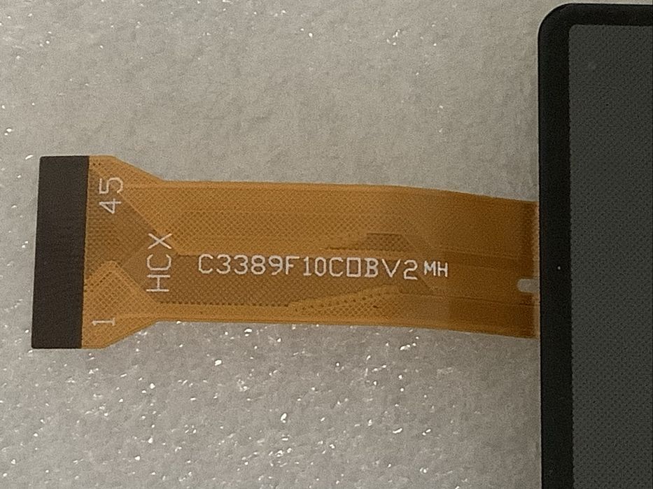 Vidro tatil / touchscreen C3388F10C0BV2 de 10.1 polegadas.