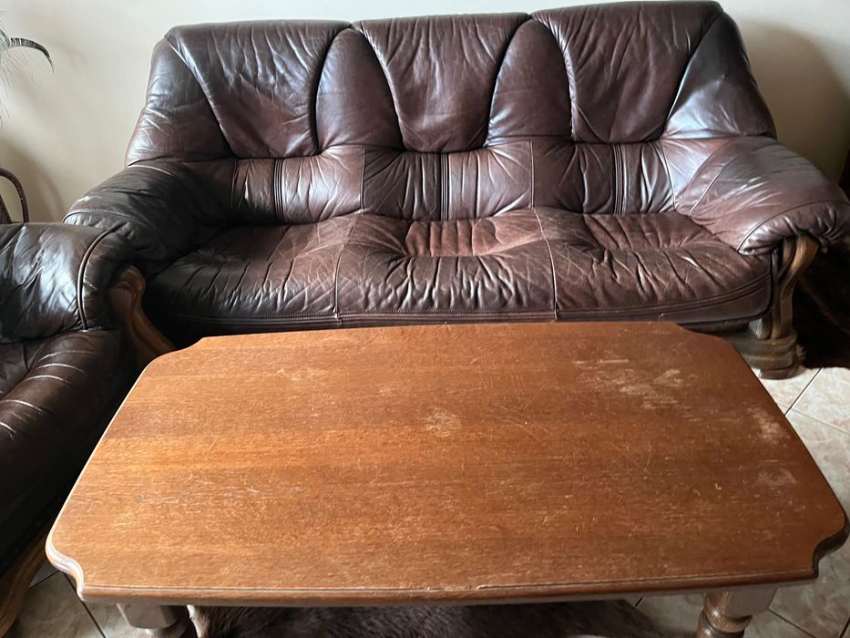 Wypoczynek skórzany 3+2+1