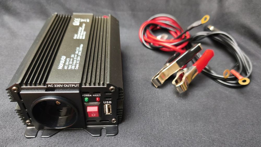 Conversor 12V/230V 300W, com porta USB