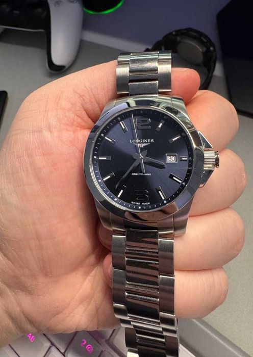 Годинник Longines Conquest 41mm L3.759.4.96.6