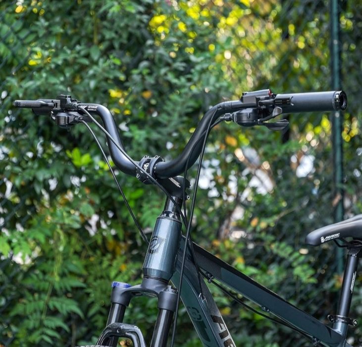 GEWAGE Kierownica Aluminium 780mm  MTB Szosa Hybryda Ergonomiczna