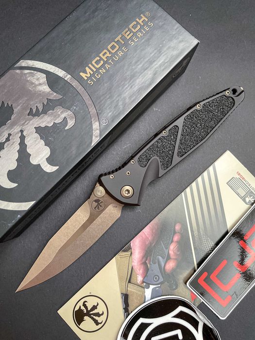 Microtech Socom Elite Signature Series Spike Bronzed